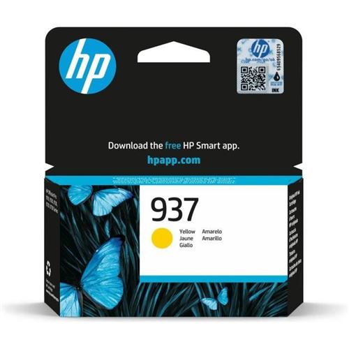 Hewlett-Packard HP 937 - Jaune - Original - Cartouche D'Encre - pour Officejet 9110, 9120, 9130; Officejet Pro 9110B, 9120B, 9130B