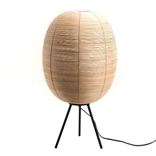 Non Communiqué Beige Lampe Freya 60 Cm - Amadeus - Rotin
