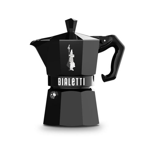Cafetière Moka Exclusive noire 3 tasses - Bialetti - Noir - Aluminium