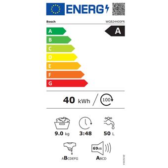 WGB24400FR, Lave-linge front