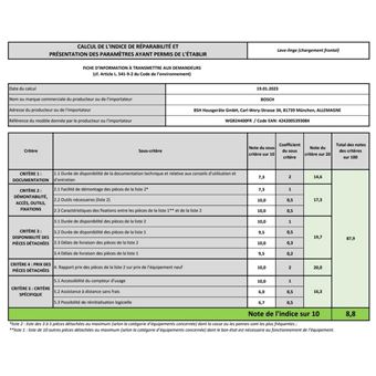 WGB24400FR, Lave-linge front