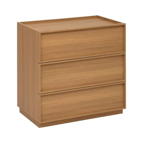 Commode Framy 3 Tirois Bois Fonc&eacute; - 5five