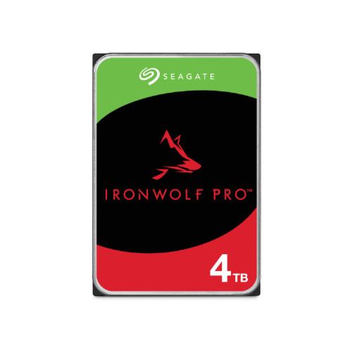 Seagate IronWolf Pro ST4000NT001 - Disque dur - 4 To - interne - 3.5" - SATA 6Gb/s - 7200 tours/min - mémoire tampon : 256 Mo - avec 3 ans de Seagate Rescue Data Recovery