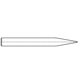 Panne à Souder Weller RTM 004 S - Forme Burin, 19 Mm - Pour Travaux Fins Et Précis - 13
