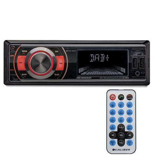 Autoradio RMD056DAB-BT avec DAB+ Bluetooth FM USB MP3 4x 75Watt - 1 DIN - Affichage Couleur
