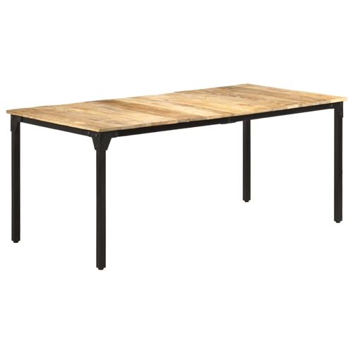 Non Communiqué Brun Vidaxl Eettafel 180X90x76 Cm Ruw Mangohout321975