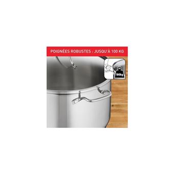 Marmite Inox Professionnelle XL 36 Cm 14L - Compatible Induction Acier 18/10