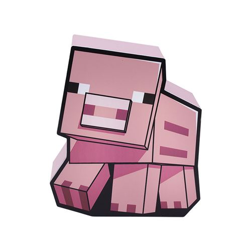 Non Communiqué Rose Lampe - Minecraft - Cochon 2D