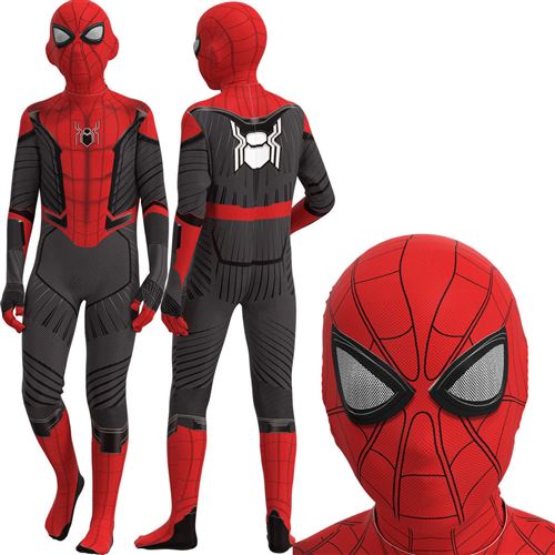 10€09 sur Vêtements Spiderman Enfants Noir/Rouge M(110-120cm) - Déguisement  enfant - Achat & prix