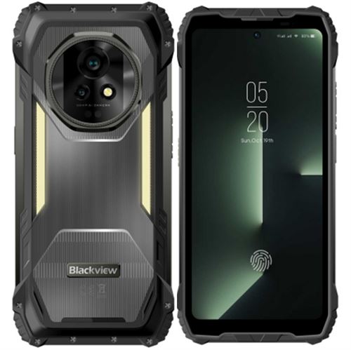 5G Téléphone Portable Incassable Blackview XPLORE 2, 20000mAh Smartphone Android 15, 6.73 36Go+256Go 50MP NFC Dual SIM GPS - Noir