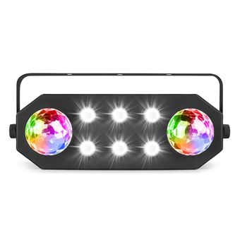 BeamZ StrobeMoon - Jeu De Lumière 2 En 1 Moonflower Et Stroboscope Avec Télécommande