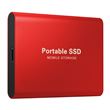 Disque dur rouge portable externe mobile SATA Disque dur 2,5 pouces SSD 2 To