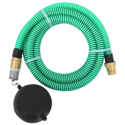 Vidaxl - Tubo Di Aspirazione Con Raccordi In Ottone Verde 1,1' 15 M Pvc
