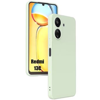 Coque pour Xiaomi Redmi 13C, Vert Mat Protection Silicone Antichoc Slim - BOOLING - 1