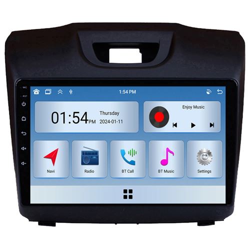 Autoradio RoverOne® Bluetooth CarPlay 2 Din 6Go RAM 128Go ROM pour Chevrolet S10 Isuzu DMAX 2013 2014 2015