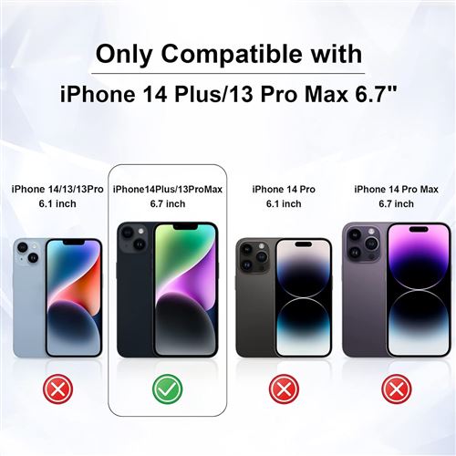 Verre Trempé iPhone 13 Pro Max Film Protection,[3 Pièces] iPhone 13 Pro Max Protection  Ecran Couverture Complète Protecteur d'écran 6,7 pouces Bord à Bord  0.33mm-Noir