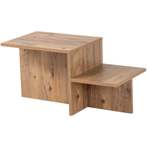 Non Communiqué Marron Table Basse En Aggloméré 80 X 40 X 40 Cm Harmony