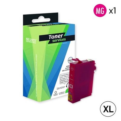 Compatible Epson 502XL/T02W3 Cartouche Magenta C13T02W340 (Jumelles)
