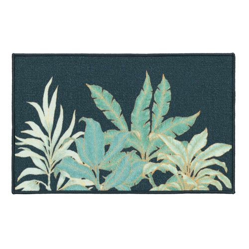 Non Communiqué Vert Tapis Déco Imprimé "Vayana" 50X80cm