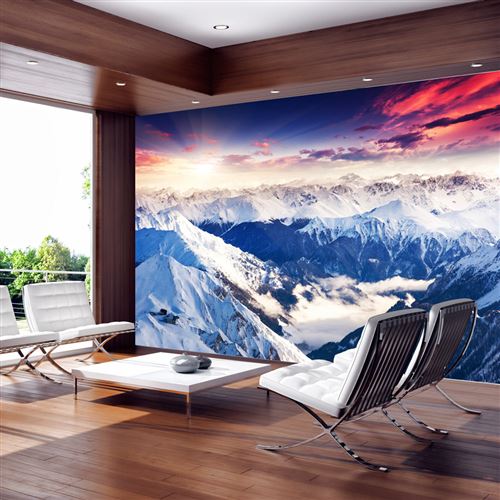 Papier peint - Alpes magnifiques 343x245 -