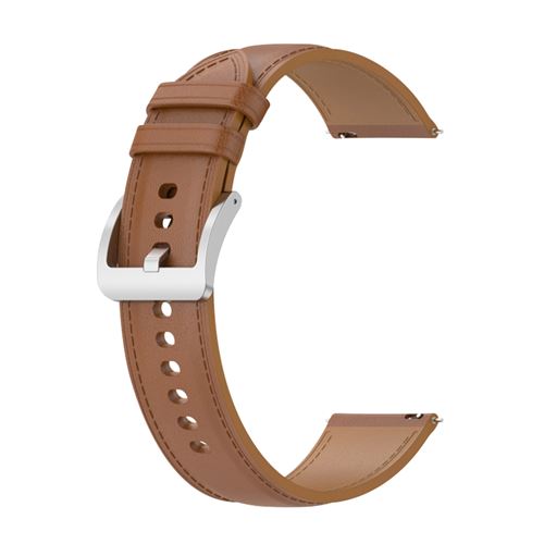 Avizar Marron/Clair Bracelet Cuir Pour Galaxy Watch 3 45Mm Huawei Watch Gt3 Gt2 46Mm - Image 3