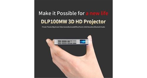 GENERIQUE - Mini Vidéoprojecteur Intelligent - DLP - 1080p - Wi-Fi - Bluetooth - HDMI - Image 2