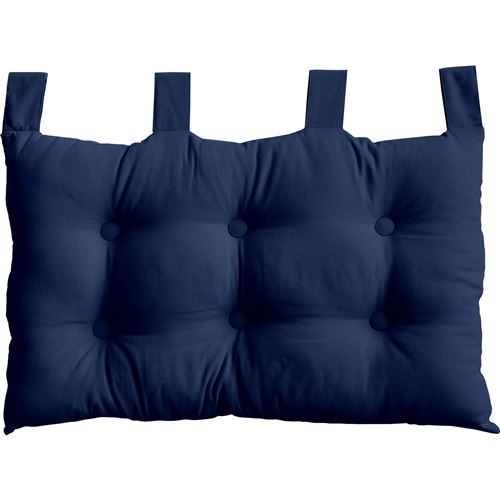 Enjoy Home - Tête de lit coussin Panama à suspendre - 70 x 45 cm - Bleu Marine - Panama