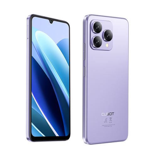 Smartphone Cubot A40 6.88 , 12Go 256Go, 5100mAh,48MP+16MP ,Dual SIM 4G, GPS, Téléphone Portable -213g-Violet