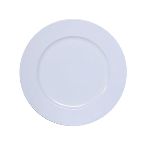 assiette plate présentation ø33cm blanc brillant - 223077
