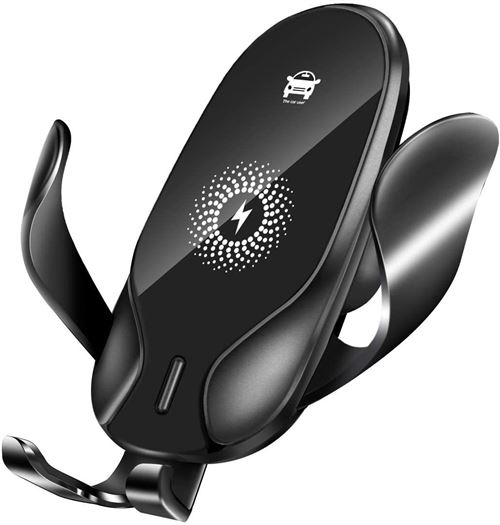 Chargeur de Voiture Sans Fil, Support de Téléphone de Voiture, de Chargeur de Téléphone(Noir)-Chronus