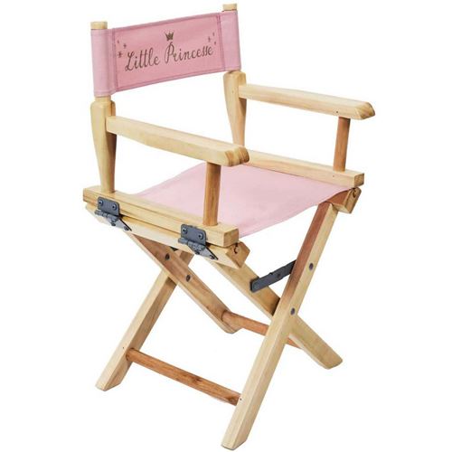 The Home Deco Kids - Chaise metteur en scène pour enfant rose