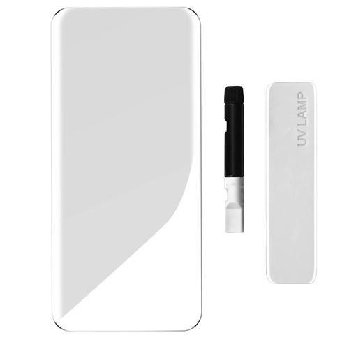 Verre Trempé pour Huawei Nova 10 Pro Adhésion totale Lampe LED Liquide Avizar Transparent