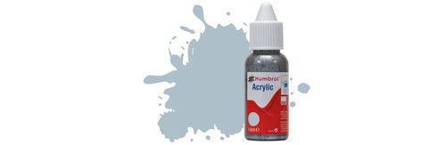 Peinture Humbrol Acrylic Dropper Bottle 14ml 127 Us Ghost Grey - Satin - Humbrol