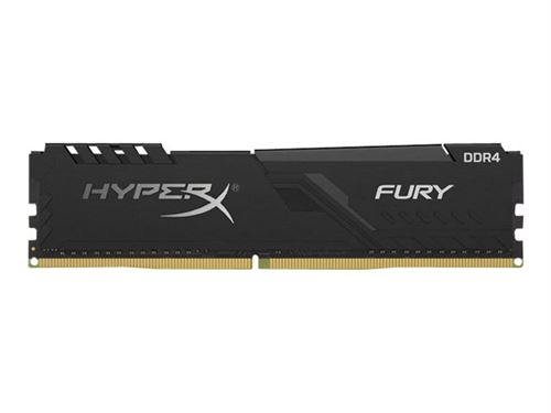 HyperX FURY - DDR4 - module - 4 GB - DIMM 288-PIN - 2666 MHz / PC4-21300 - CL16 - 1.2 V - niet-gebufferd - niet-ECC - zwart