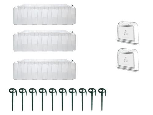 Garantia Blanc Kit De 3 Tunnels De Culture Sunny - Image 4