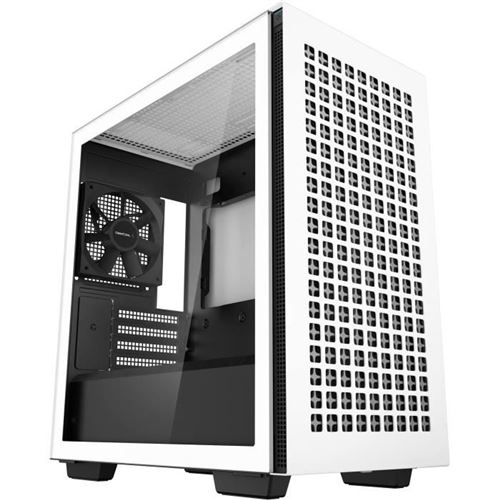 Non Communiqué Blanc Boitier Pc Sans Alimentation - Deepcool Ch370 (Blanc) - Mini Tour - Format Micro-Atx