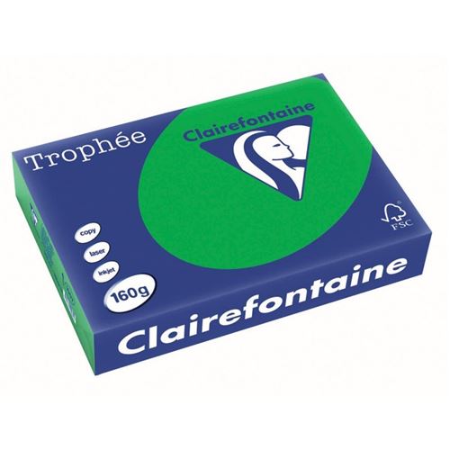 Trophee Card A4 160gm Billiard Green (Pack of 250) 1007C