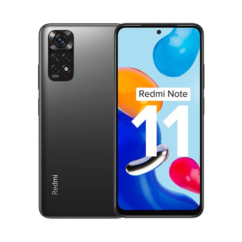Smartphone Vodafone Xiaomi Redmi Note 11 16.3 cm 6.43' Double SIM Android 11 4G USB Type-C 4 Go 128 Go 5000 mAh Gris