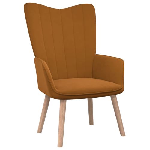 VIDAXL - Fauteuil de salon - Chaise de relaxation - Marron - Image 2