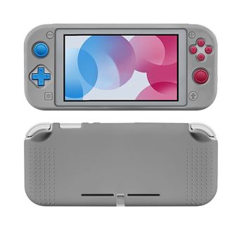 Coque silicone de protection pour Nintendo Switch Lite – Étui souple antichoc gris – Compatible Switch Lite 2019 – Straße Game® - 1