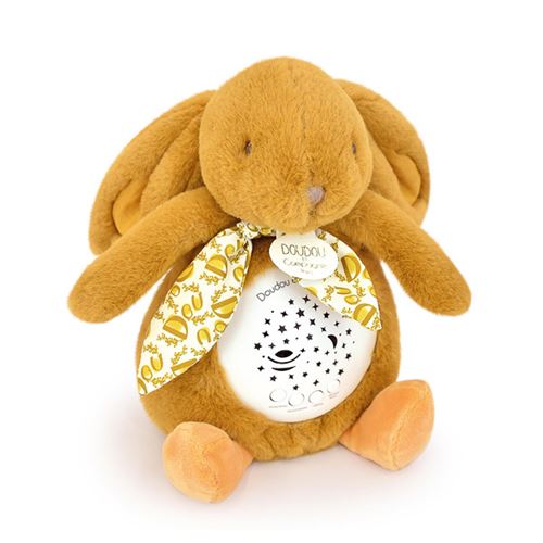 Doudou Et Compagnie Jaune Veilleuse Musicale Lapin Moutarde - Image 3