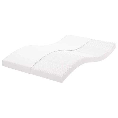 Matelas mousse 140x210 cm vidaxl accueil ferme soutien moelleux epaisseur 10 cm 7 zones housse de matelas
