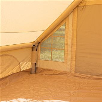 Tente gonflable pour quatre personnes beige 300x200x210 cm - Tente