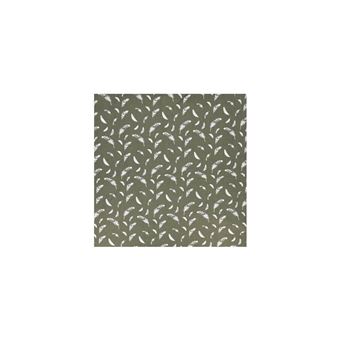 Tissu Coton Imprimé Poules Noires, Vendu Par 50 Cm, Sperenza