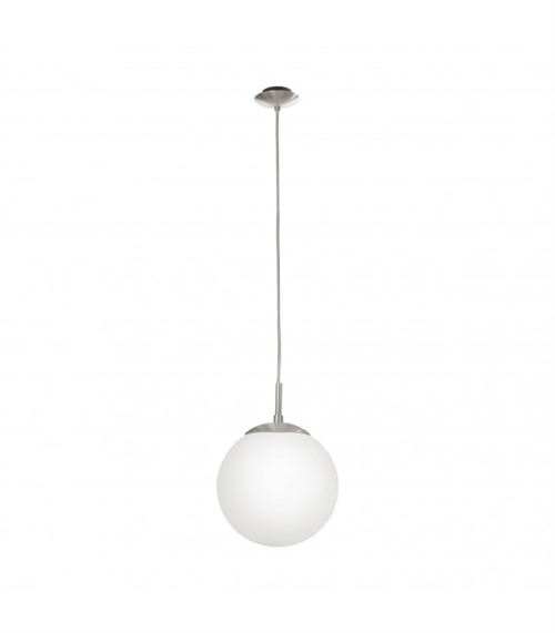 Generique Suspension Rondo 1 Ampoule Nickel Satiné Diamètre 20 Cm - Image 4