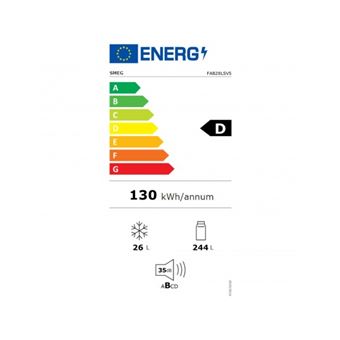 SMEG Réfrigérateur 1 porte FAB 28 L SV 5