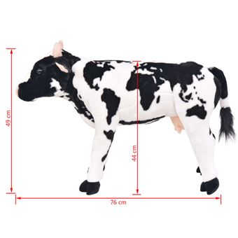 Vache en peluche géante hot sale