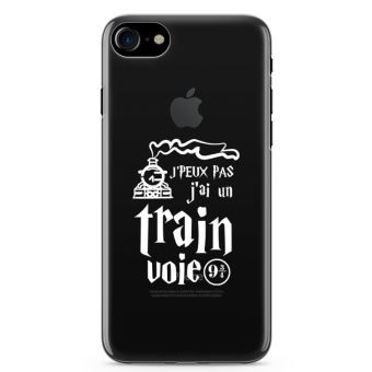 Coque iPhone 7 j'peux pas j'ai un train voie 9 3/4 ...
