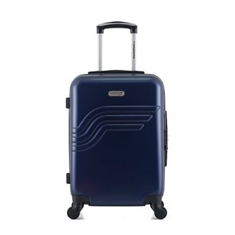 american travel - valise cabine detroit 55 cm 4 roues - marine - 1