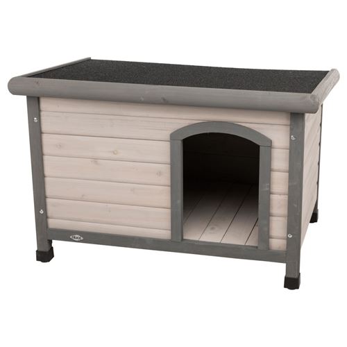 Niche Classic toit plat S-M . 85 x 58 x 60 cm . grise. pour chiens - Trixie - TR-39561